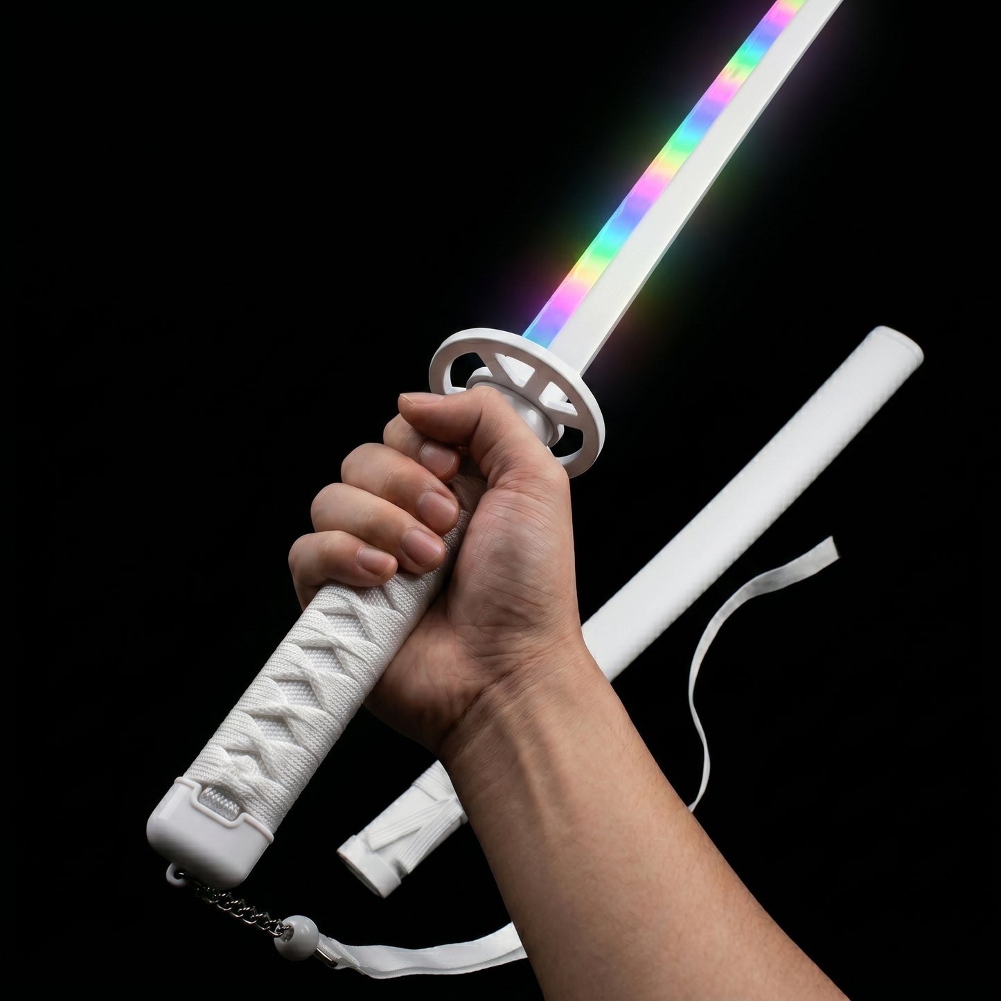 URAMASA 黒将 - Katana RGB con Efecto de Humo