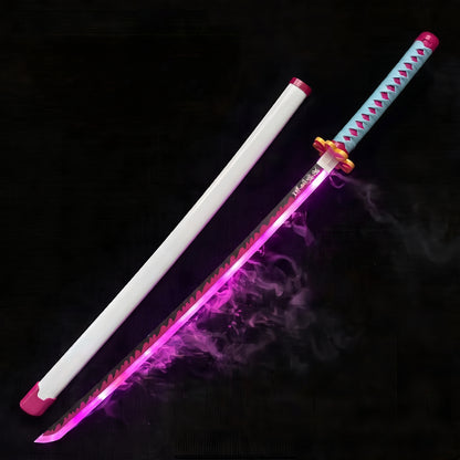 Katana LED RGB Uramasa 黒将 con efecto de humo | Tamaño real 104 cm